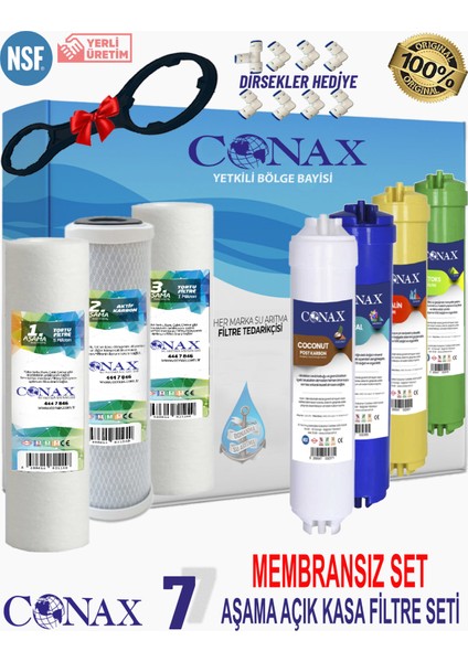 Açık Kasa 7li Filitre Seti Membran Hariç
