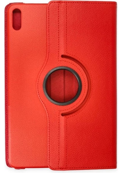 Buğz Huawei Matepad Se 11 Kılıf 360 Tablet Deri Kılıf - Kırmızı