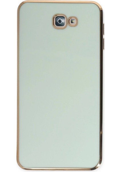 Buğz Samsung Galaxy J7 Prime Kılıf Volet Silikon - Açık Yeşil
