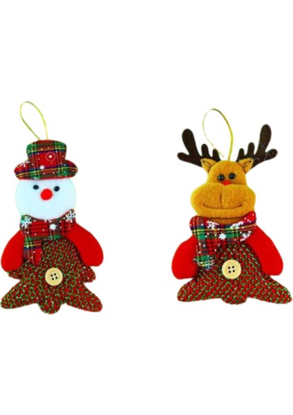 Figürlü Tekstil Yılbaşı Süsü Çam Ağacı Süsü 1741