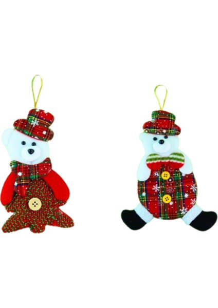 Figürlü Tekstil Yılbaşı Süsü Çam Ağacı Süsü 1741