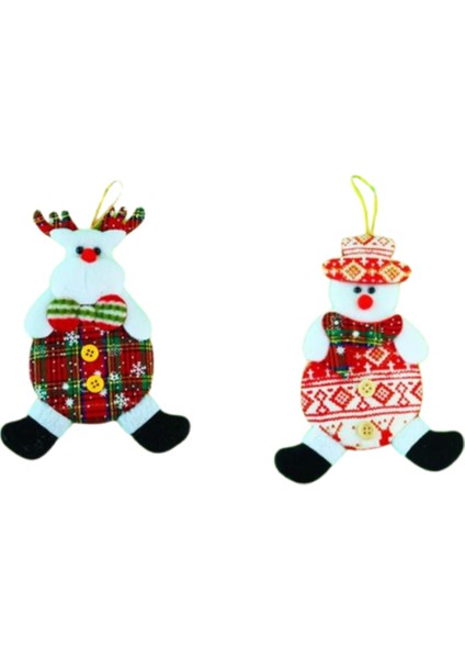 Figürlü Tekstil Yılbaşı Süsü Çam Ağacı Süsü 1741