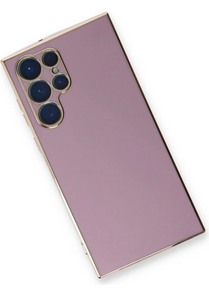 Buğz Samsung Galaxy S22 Ultra Kılıf Volet Silikon - Mor fiyatları