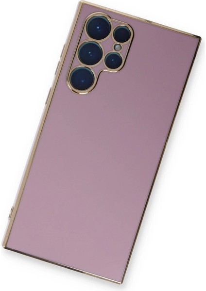 Buğz Samsung Galaxy S22 Ultra Kılıf Volet Silikon - Mor modelleri