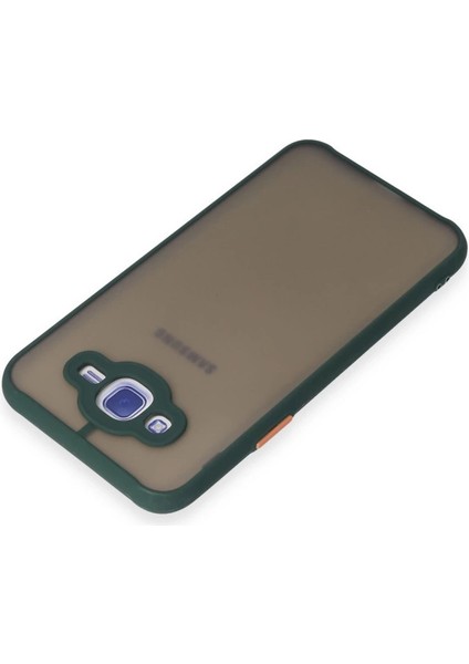Buğz Samsung Galaxy J7 Kılıf Montreal Silikon Kapak - Yeşil modelleri
