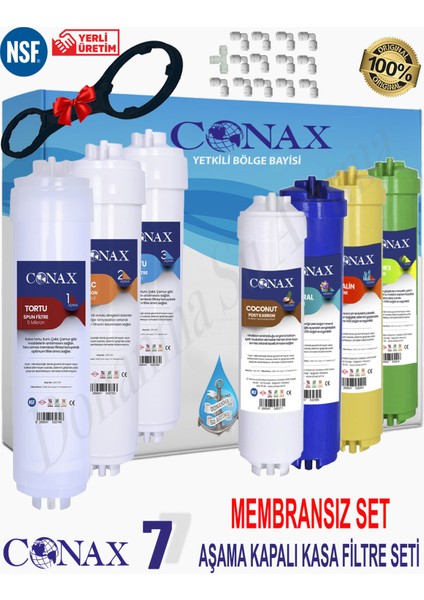 Kapalı Kasa (Inlıne) 7 Li Filitre Seti