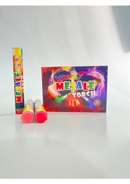 Kırmızı Renk Meşale1 2 Adet