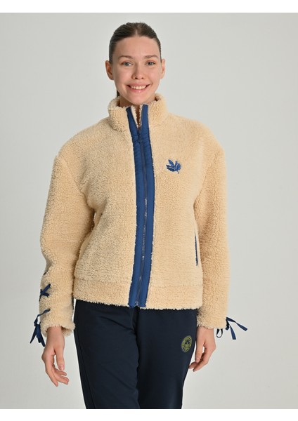 Kadın Trend Mikro Detaylı Peluş Sweat