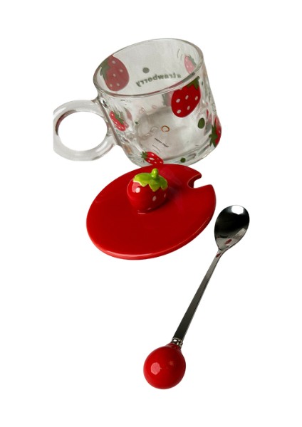 Meyve Tasarımlı Cam Bardak