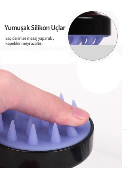 Başı Rahatlatan Masaj Fırçası
