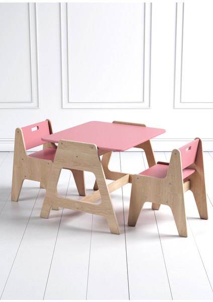 Cotable Masa Takımı Pembe fiyatları