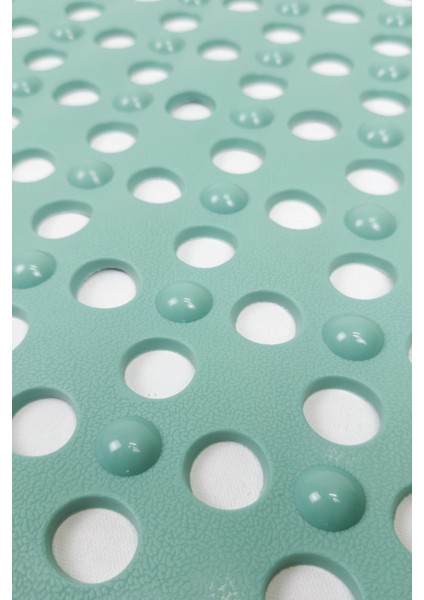 Kare Kabartma Silikon Kaydırmaz Taban Duşakabin ve Banyo Matı (YEŞIL)(51X53) modelleri