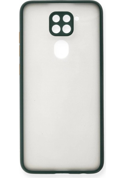 Buğz Xiaomi Redmi Note 9 Kılıf Montreal Silikon Kapak - Yeşil fiyatları