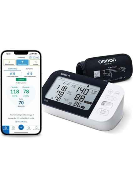 M7 Intelli It Afib HEM-7380T1-EKB Koldan Tansiyon Aleti+Orjinal Adaptör Hediye indirimleri