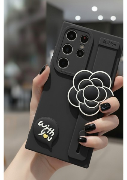 Samsung S22 Ultra Uyumlu Kılıf Siyah Renk 3D Figürlü Darbe Emici Yumuşak Silikon Kapak modelleri