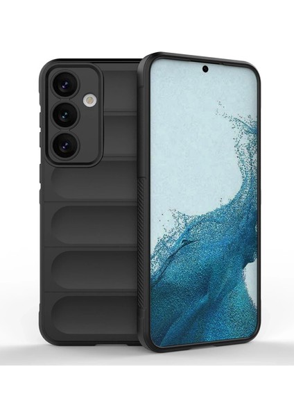 Buğz Newface Samsung Galaxy S24 Kılıf Optimum Silikon - Siyah