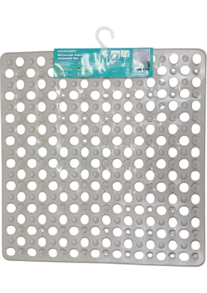 Kare Kabartma Silikon Kaydırmaz Taban Duşakabin ve Banyo Matı (BEJ)(51X53) fiyatları