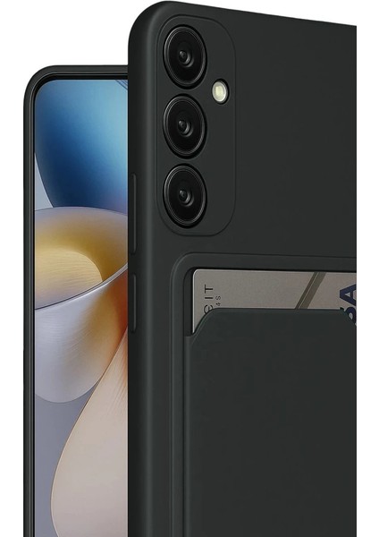 Buğz Samsung Galaxy S24 Fe Kılıf Kelvin Kartvizitli Silikon - Siyah indirimleri