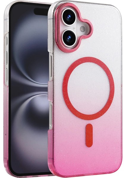 Buğz Apple Iphone 16 Plus Glossy Magsafe Kapak - Pembe