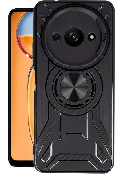 Buğz Newface Xiaomi Redmi A3 4g Kılıf Lincoln Silikon - Siyah