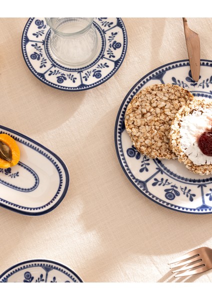 Blanqua 26 Parça Kahvaltı Takımı - Mavi/beyaz fırsatları