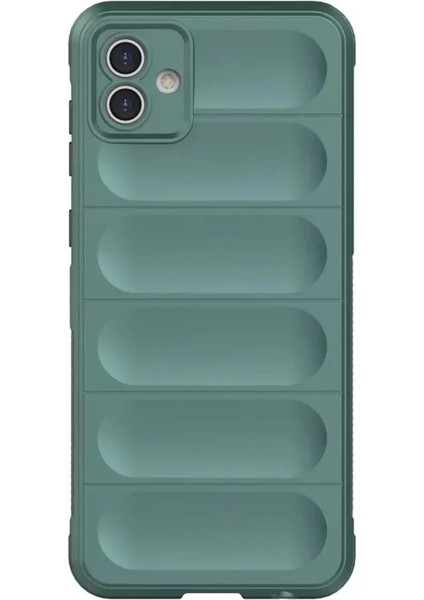 Buğz Newface Samsung Galaxy A05 Kılıf Optimum Silikon - Koyu Yeşil