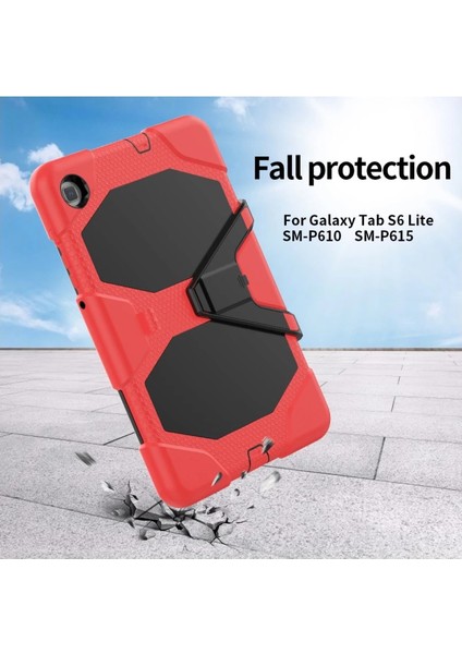 Buğz Samsung Galaxy T500 Tab A7 10.4 Kılıf Griffin Tablet Kapak - Kırmızı modelleri