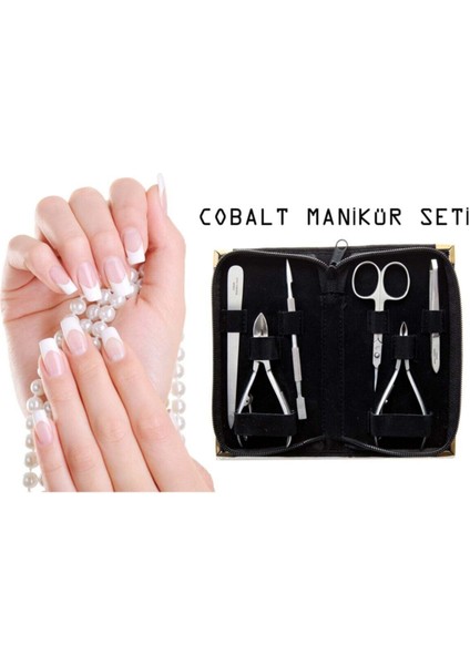 Profesyoneller Için Manikür & Pedikür 6 Parça Çantalı Set
