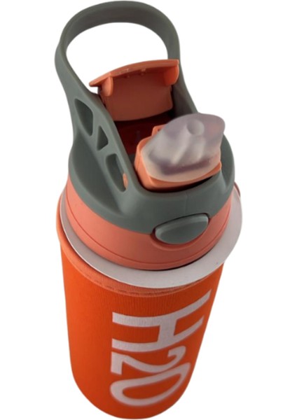 H2O Kılıflı Pipetli Cam Matara 500 ml modelleri