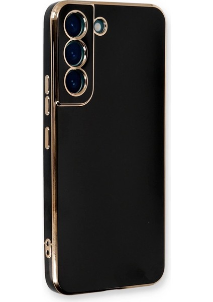 Buğz Samsung Galaxy S21 Fe Kılıf Volet Silikon - Siyah