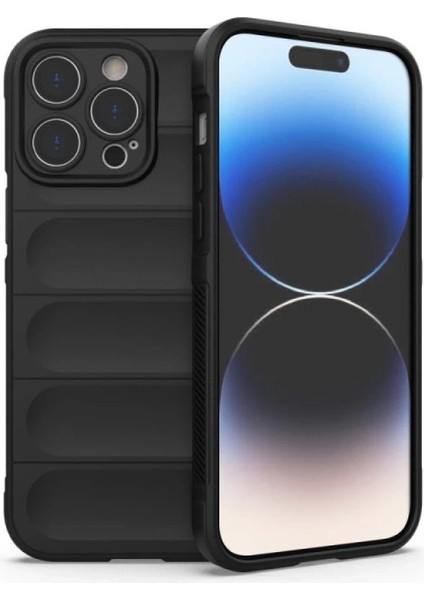 Buğz Iphone 16 Pro Kılıf Optimum Silikon - Siyah