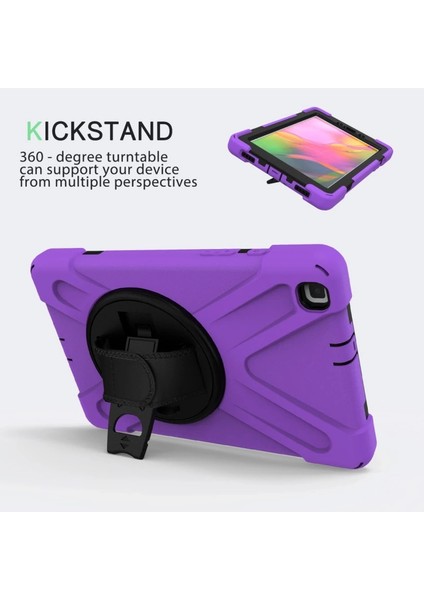 Buğz Samsung Galaxy T290 Tab A 8 Kılıf Amazing Tablet Kapak - Mor fiyatları