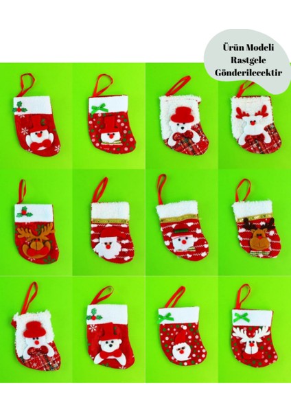 Sevimli Figürlü Yılbaşı Çorabı 1739 fiyatları