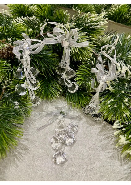 Ithal Yılbaşı Lüks Tasarım Taşlı Süs 1 Adet modelleri