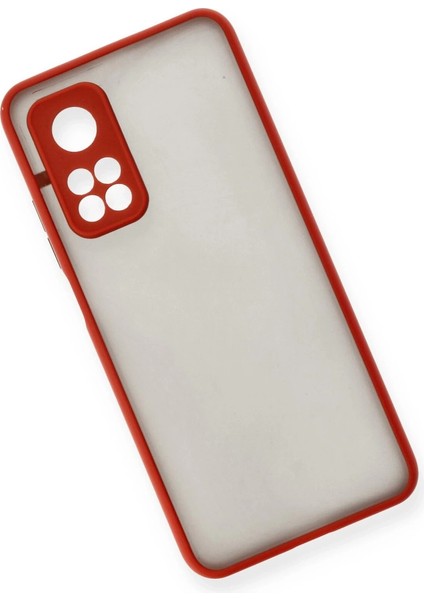 Buğz Xiaomi Mi 10T Kılıf Montreal Silikon Kapak - Kırmızı modelleri