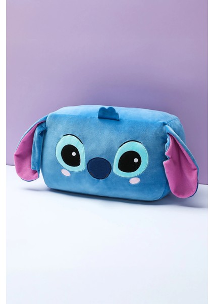 Disney Lilo&stitch Lisanslı Kare Stitch Figürlü Baş Yastığı