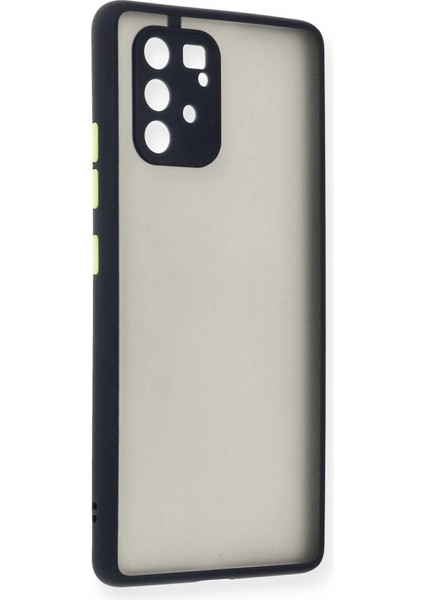 Buğz Samsung Galaxy A91 / S10 Lite Kılıf Montreal Silikon Kapak - Lacivert