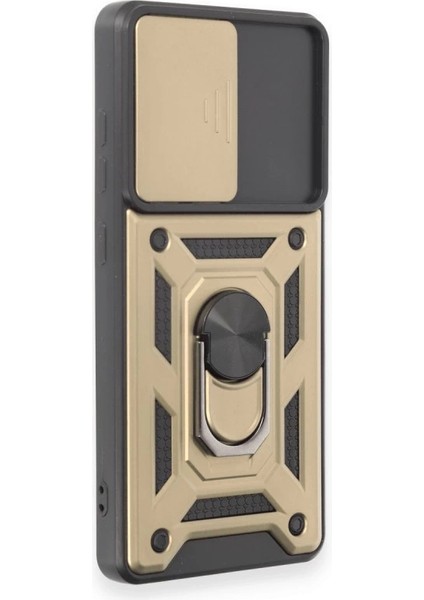 Buğz Samsung Galaxy S20 Fe Kılıf Pars Lens Yüzüklü Silikon - Gold fiyatları