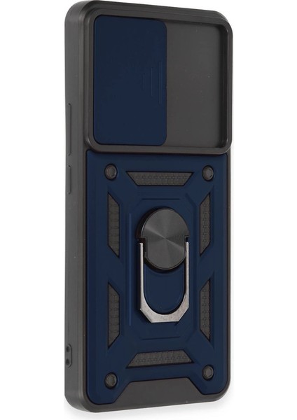 Buğz Xiaomi Mi 12T Pro Kılıf Pars Lens Yüzüklü Silikon - Lacivert fiyatları