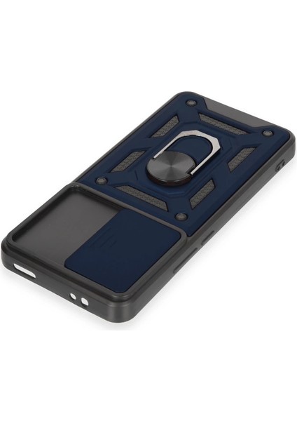 Buğz Xiaomi Mi 12T Pro Kılıf Pars Lens Yüzüklü Silikon - Lacivert fırsatları