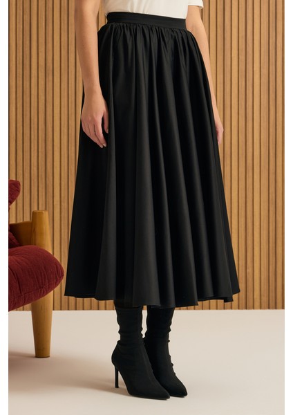 Büzgülü Kloş Cotton Etek fırsatları