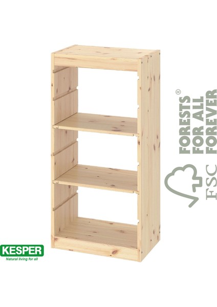 Masif Ahşap Kitaplık / Raf Unitesi Çocuk & Montessori Kitaplık fiyatları