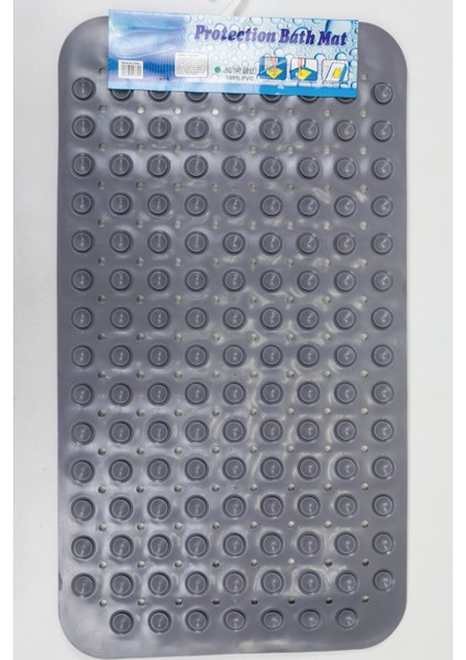 Dikdörtgen Yuvarlak Kabartma Silikon Kaydırmaz Taban Duşakabin ve Banyo Matı (GRI)(70X40) fiyatları