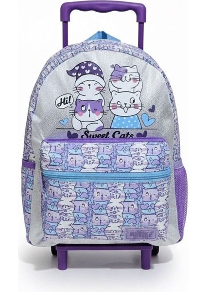 Meow Sweet Cats Çekçekli Anaokulu Çantası