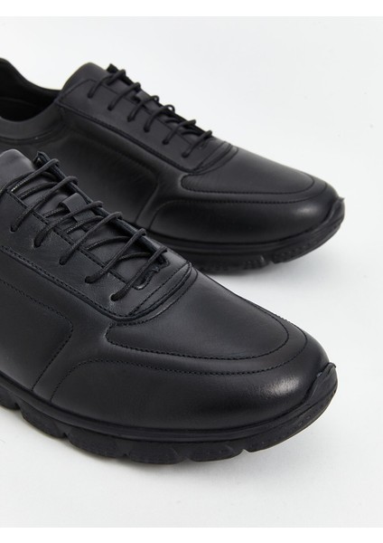 Yeni Sezon Bağcıklı Deri Görünümlü Erkek Klasik Ayakkabı modelleri