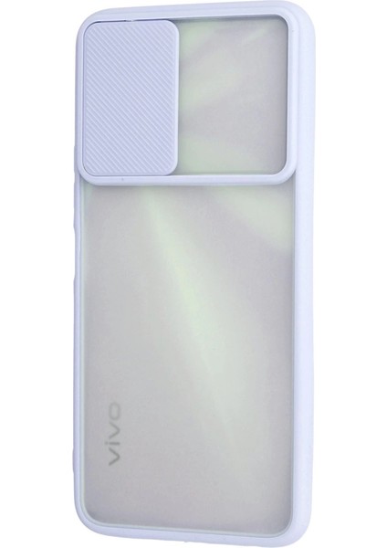 Y11S Kılıf Palm Buzlu Kamera Sürgülü Silikon - Lila modelleri