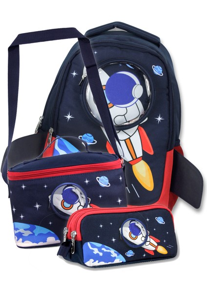 Astronot ve Roket Çanta Takımı