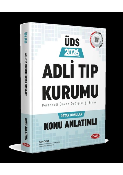 2026 Üds Adli Tıp Kurumu Ortak Konular Konu Anlatımlı Data Yayınları