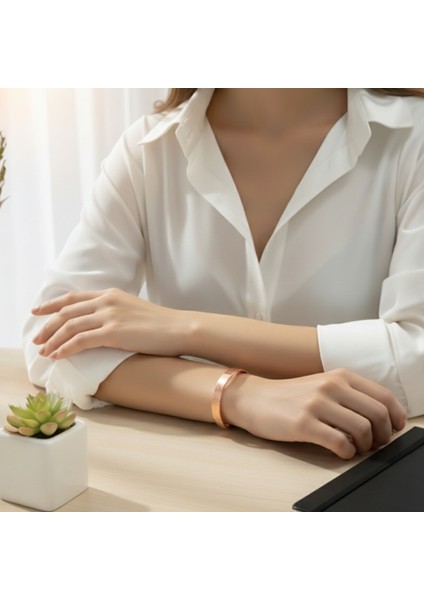 El Oyma Desenli Saf Bakır Bileklik – Zarafet ve Doğallık Bir Arada fırsatları