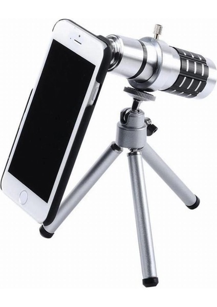 Iphone5,5s,iphone4.4s Için Alüminyum 14X Optik Zoom Yakından Görüntü Çekme Dürbün